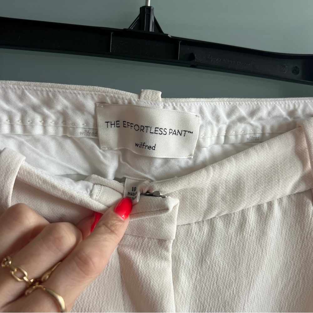 Aritzia Wilfred Effortless Pants Light Birch - Picture 3 of 10